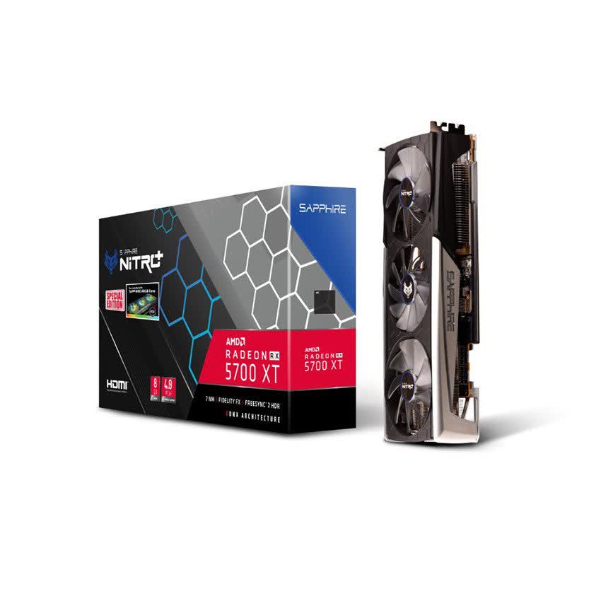 Card màn hình SAPPHIRE NITRO+ RX 5700 XT SE (8GB GDDR6, 256-bit, HDMI+DP, 2x8-pin)