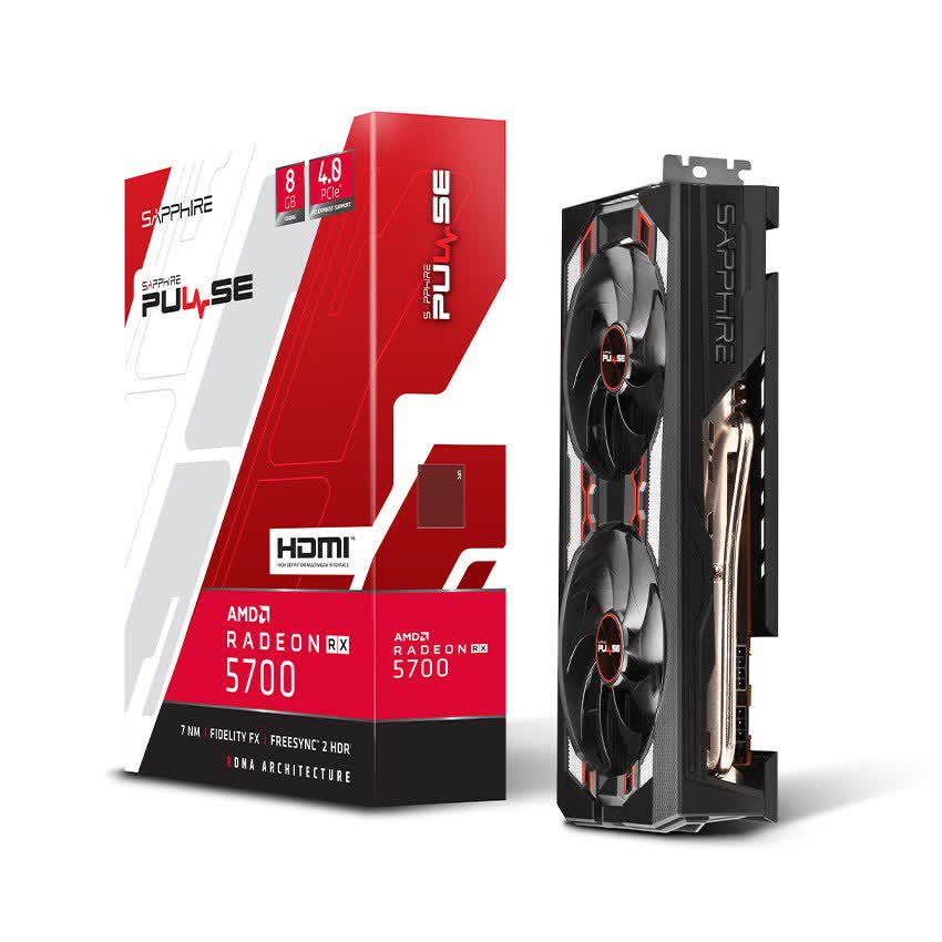 Card màn hình SAPPHIRE Pulse RX 5700 (8GB GDDR6, 256-bit, HDMI+DP)