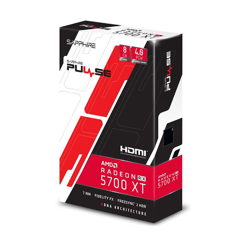 Card màn hình SAPPHIRE Pulse RX 5700 XT (8GB GDDR6, 256-bit, HDMI+DP)