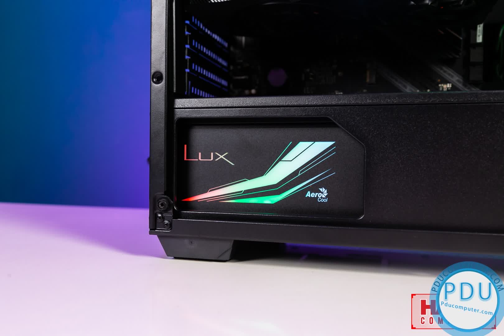 Nguồn Aero Cool Lux RGB 650W ( 80 Plus Bronze/Màu Đen/Led RGB)