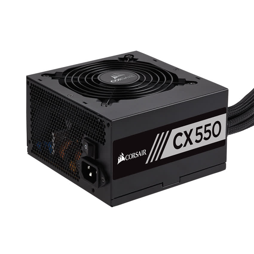 Nguồn Corsair CX550 550W (80 Plus Bronze / Màu Đen)