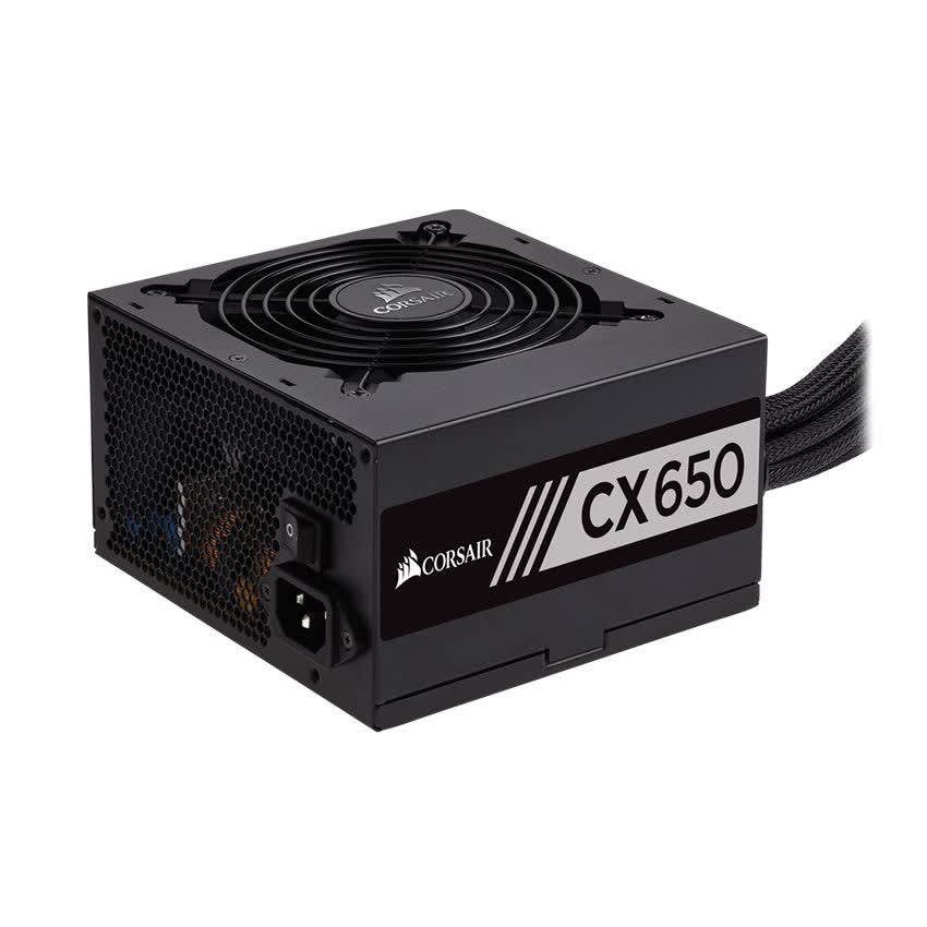 Nguồn Corsair CX650 650W (80 Plus Bronze / Màu Đen)