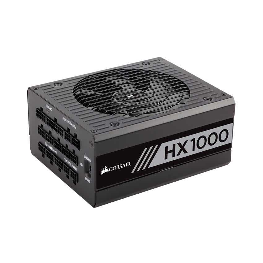 Nguồn Corsair HX1000 1000W (80 Platinum/Màu Đen/Full Modul)