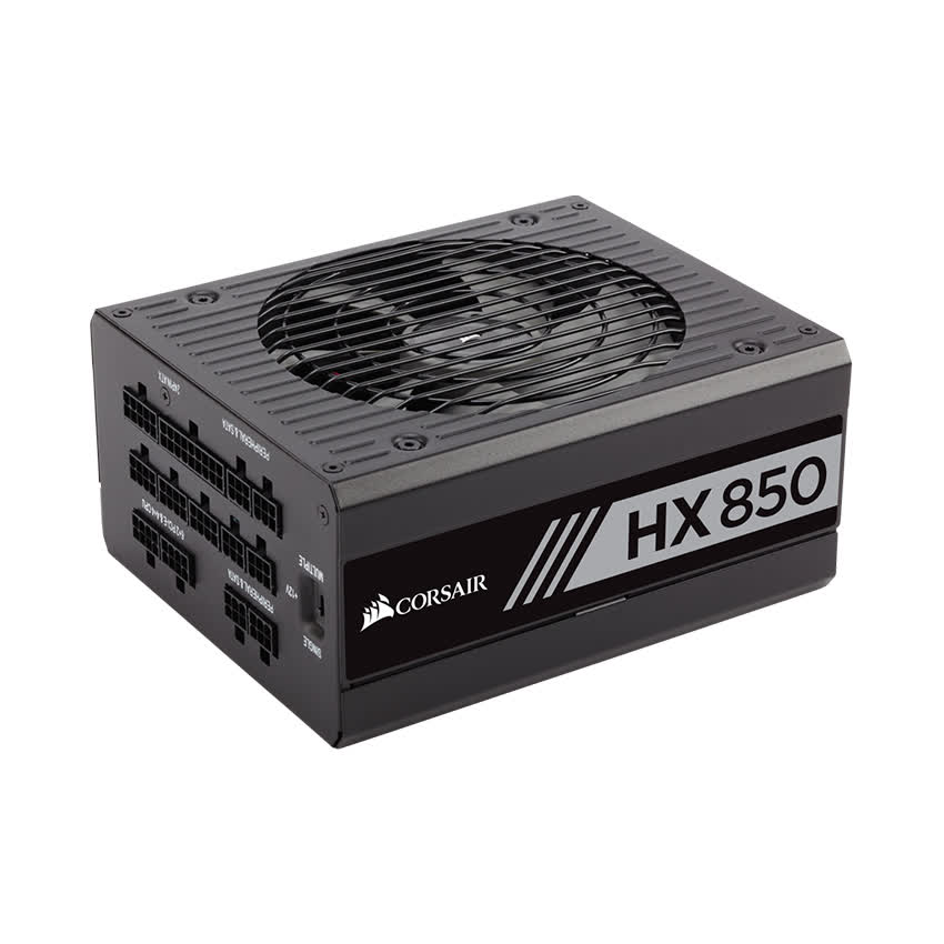 Nguồn Corsair HX850 850W (80 Platinum/Màu Đen/Full Modul)