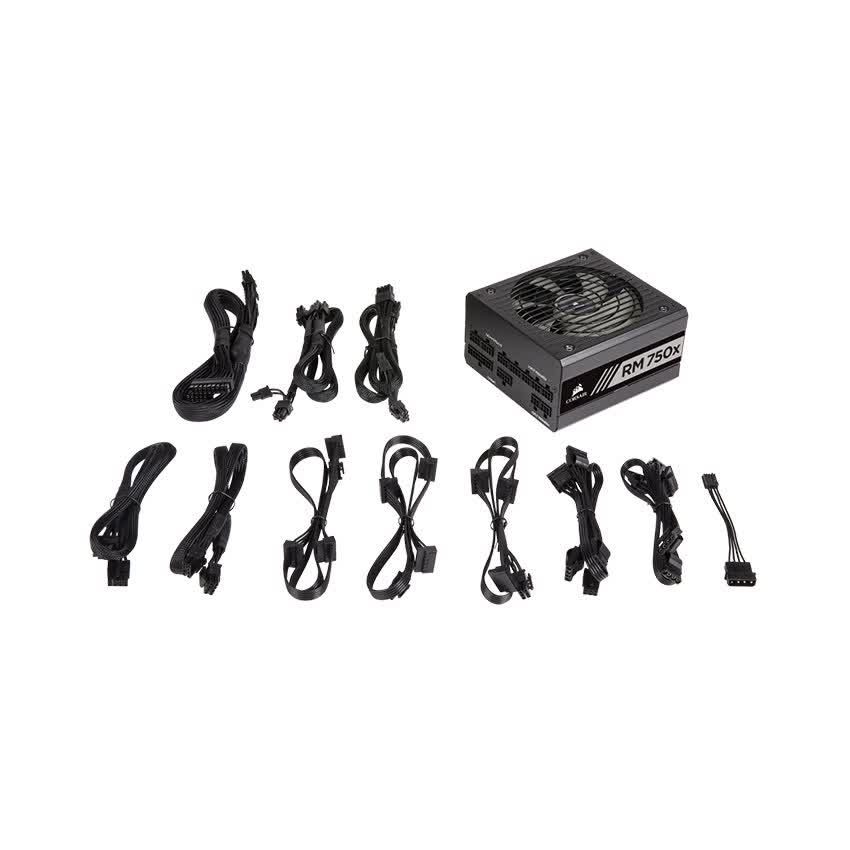 Nguồn Corsair RM750x 750W (80 Plus Gold/ Màu Đen/Full Modul)