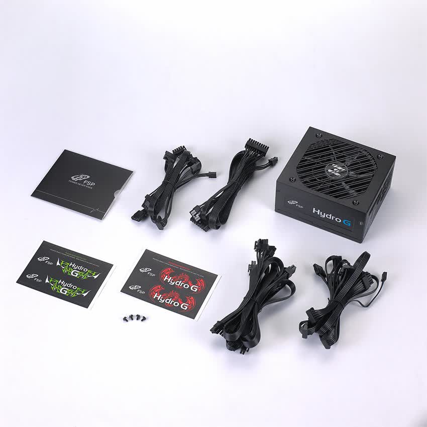 Nguồn FSP Power Supply HYDRO G Series Model HG850 Active PFC (80 Plus Gold, Full Modular/Màu Đen