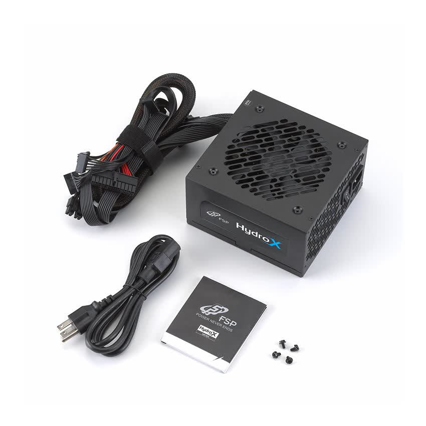 Nguồn FSP Power Supply HYDRO X Series HGX550 Active PFC (80 Plus Gold/Màu Đen)