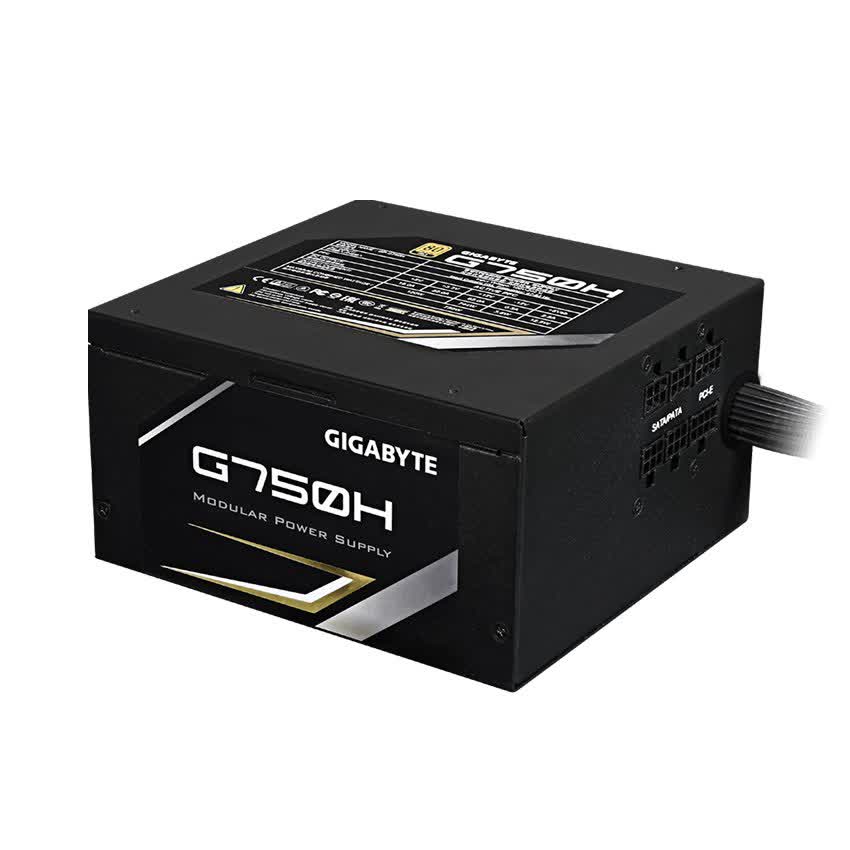 Nguồn Gigabyte G750H 750W (80Plus Gold/Semi Modular/Màu Đen)