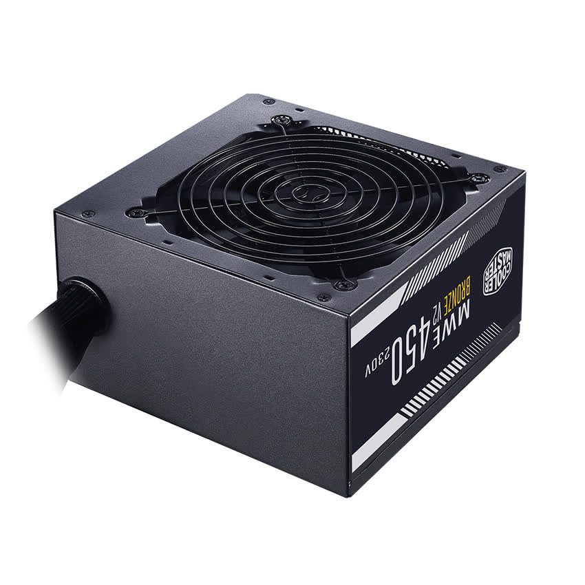Nguồn máy tính Cooler Master MWE V2 230V 450 450W Plus Bronze  (80 Plus Bronze/Màu Đen)