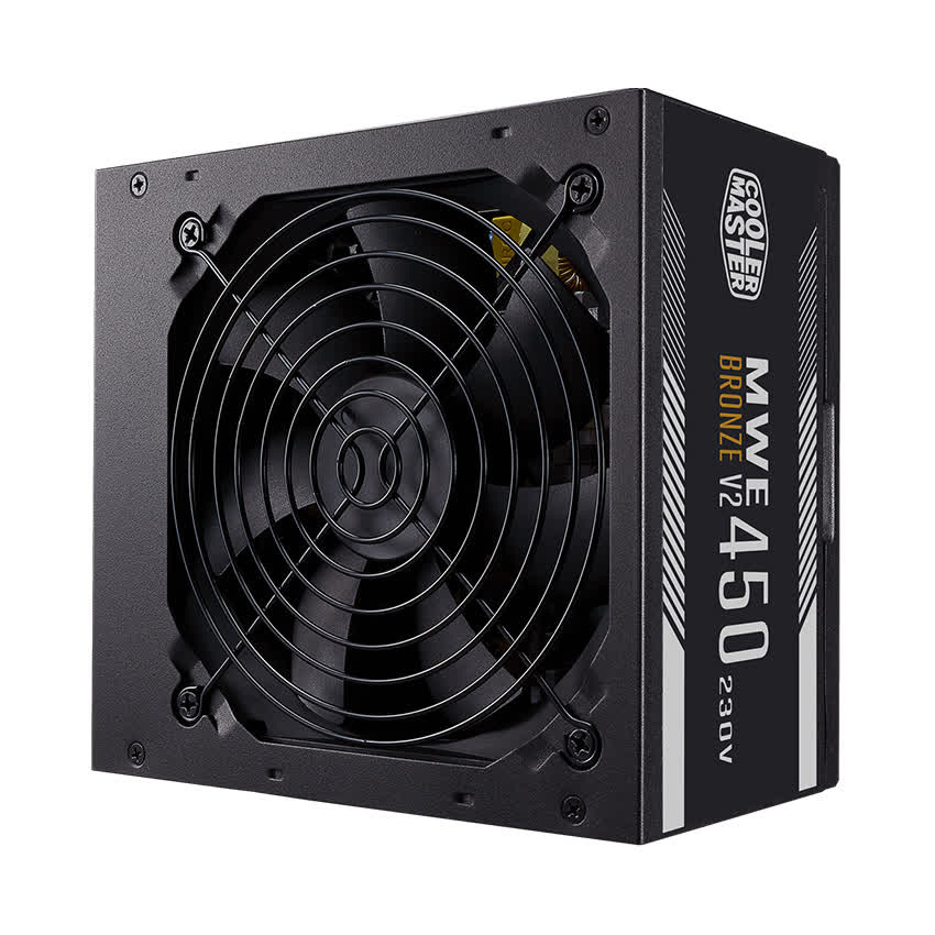 Nguồn máy tính Cooler Master MWE V2 230V 450 450W Plus Bronze  (80 Plus Bronze/Màu Đen)