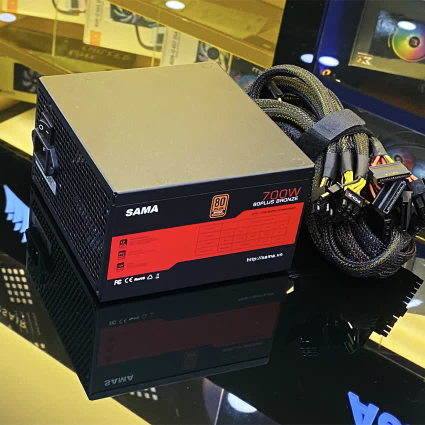 Nguồn SAMA BTX-700 700W ( 80 Plus Bronze/Màu Đen)