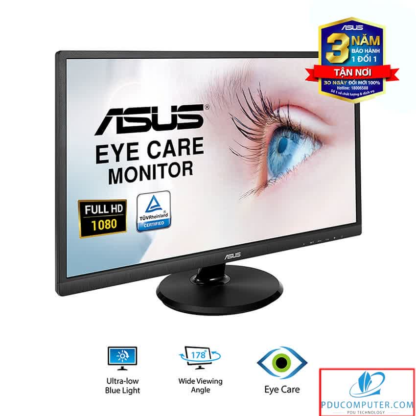 Màn hình Asus VA249HE (23.8 inch/FHD/VA/250cd/m²/HDMI+VGA/5ms)