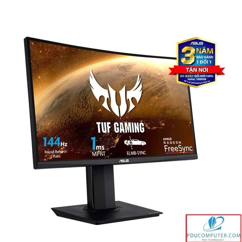 Màn hình Asus VG24VQ (23.8inch/FHD/IPS/144Hz/1ms/350nits/HDMI+DP+Audio)