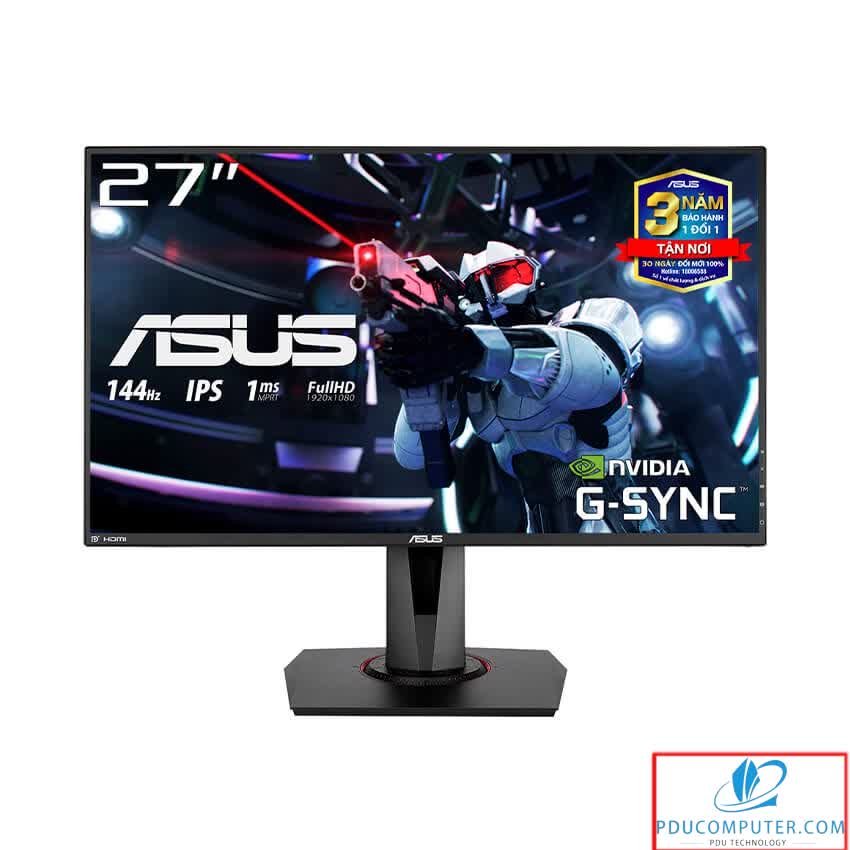 Màn hình Asus VG279Q (27 inch/FHD/IPS/144Hz/1ms/400cd/m²/DP+HDMI+DVI/Loa 2x2w)