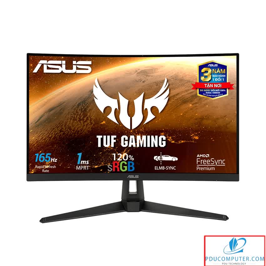 Màn hình Asus VG27VH1B (27inch/FHD/VA/144Hz/1ms/250nits/HDMI+DSub+Audio)