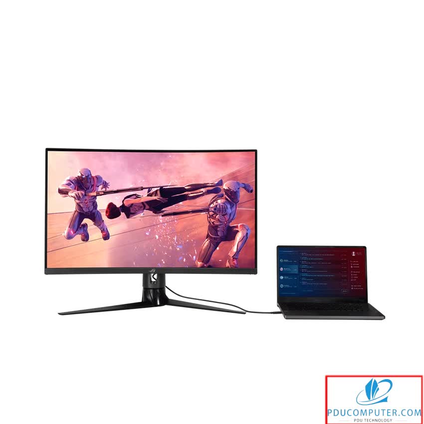 Màn hình Asus XG32VC (31.5inch/WQHD/VA/170Hz/1ms/400nits/HDMI+DP+USB-C+Audio/Freesync/Cong)