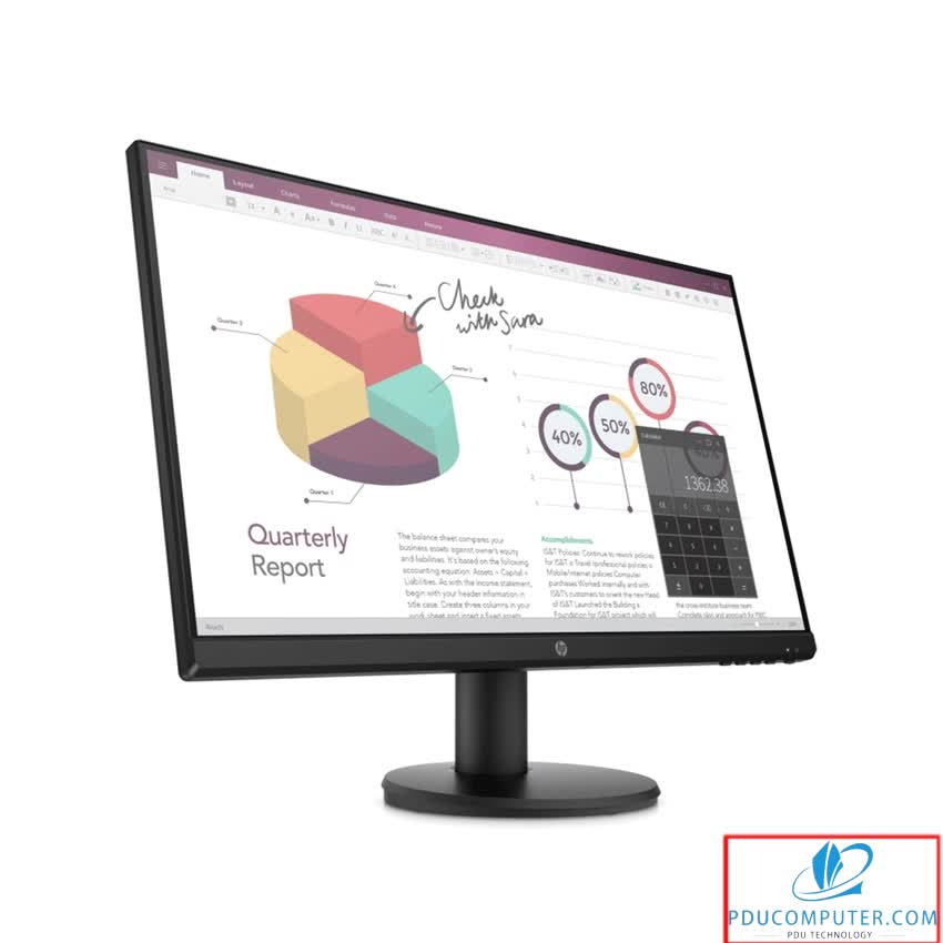 Màn hình HP P24V (23.8inch/FHD/IPS/75Hz/5ms/250nits/HDMI+DP)
