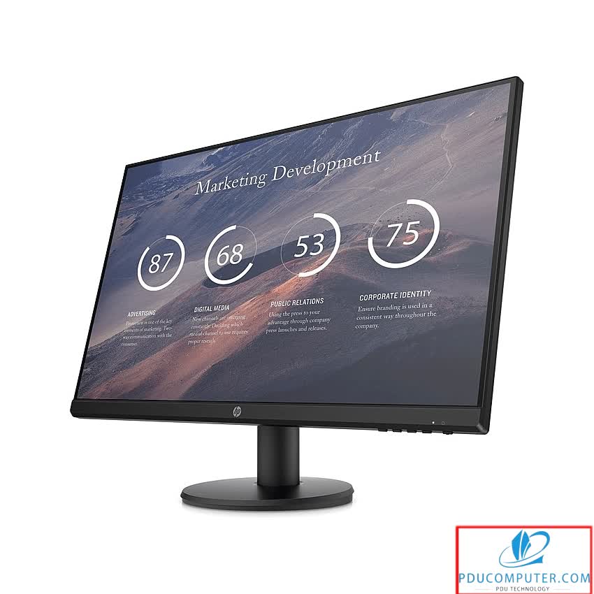 Màn hình HP P27V G4 (27inch/FHD/IPS/60Hz/5ms/300nits/HDMI+VGA)