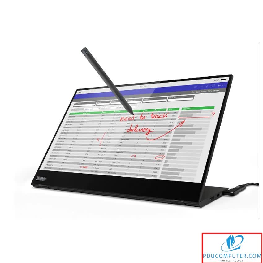 Màn hình Lenovo M14T (14inch/FHD/IPS/60Hz/6ms/300nits/USB Type-C/Touch/Pen)