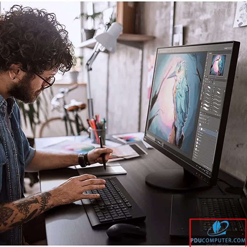 Màn hình Lenovo ThinkVision S28U-10 (28inch/4K/IPS/60Hz/5ms/300nits/HDMI+DP+Audio)