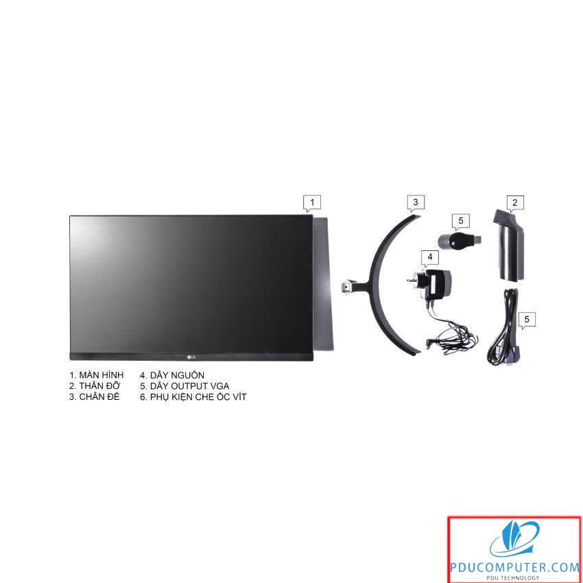 Màn hình LG 24MK600M-B (23.8 inch/FHD/IPS/75Hz/5ms/250nits/HDMI+VGA)