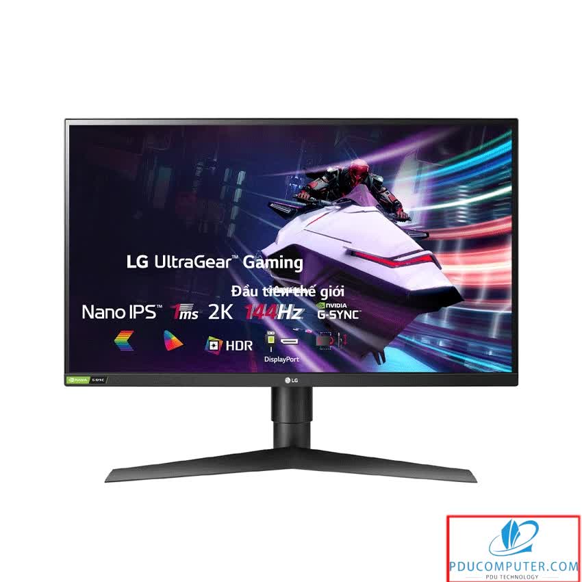 Màn hình LG 27GL850-B (27 inch/2K/Nano IPS/144Hz/1ms/350 nits/DP+HDMI/GSync+FreeSync)