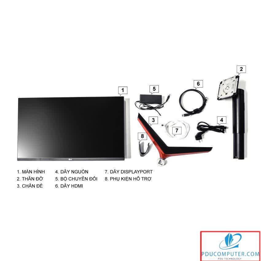 Màn hình LG 27GL850-B (27 inch/2K/Nano IPS/144Hz/1ms/350 nits/DP+HDMI/GSync+FreeSync)