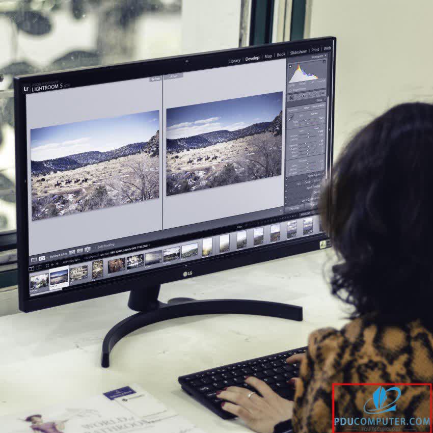 Màn hình LG 27MK600M-B (27 inch/FHD/IPS/75Hz/5ms/250nits/D-sub+HDMI)