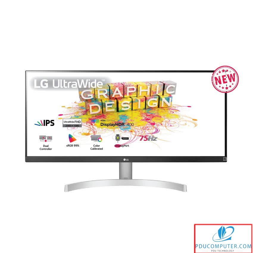 Màn hình LG 29WN600-W (29 inch/WFHD/IPS/75Hz/5ms/250 nits/HDMI+DP)