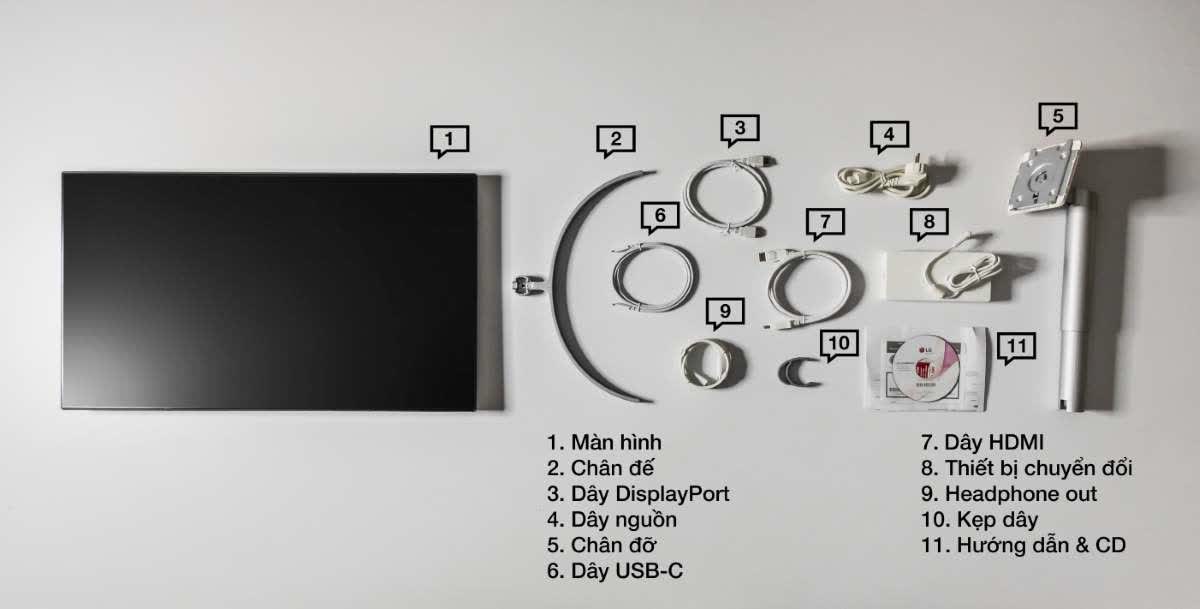 Màn hình LG 32UL950-W (32 inch/4K/NanoIPS/60Hz/5ms/450 nits/HDMI+DP+Thunderbolt)