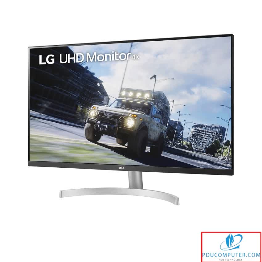 Màn hình LG 32UN500-W (31.5inch/4K/VA/60Hz/4ms/350nits/HDMI+DP+Audio/Loa)