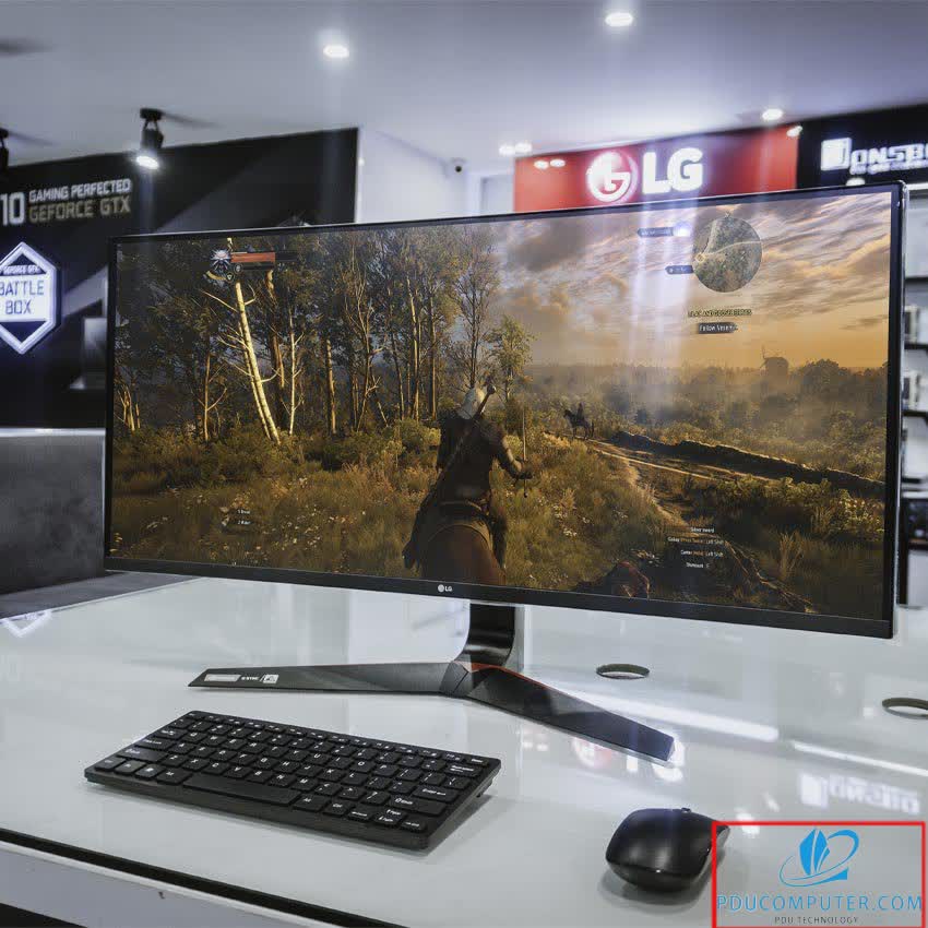 Màn hình LG 34GL750-B (34 inch/2K/IPS/144Hz/5ms/300 nits/HDMI+DP/GSync/Cong)