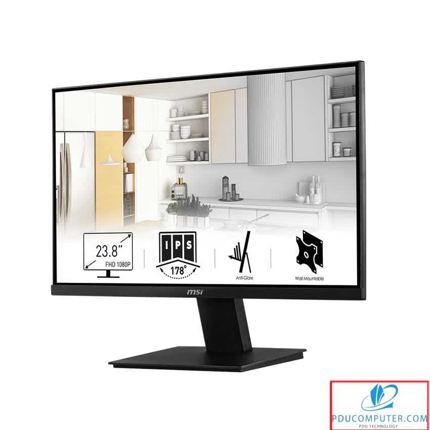 Màn hình MSI Pro MP241 (23,8inch/FHD/IPS/60Hz/7ms/220nits/HDMI+DSub)