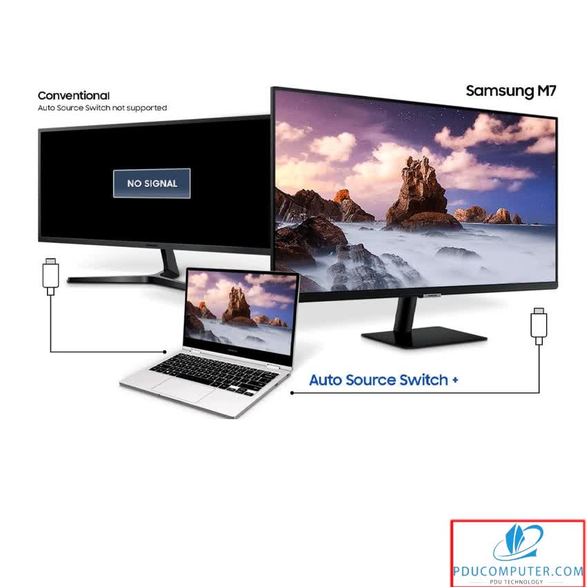 Màn hình Samsung LS32AM700UEXXV (31.5inch/4K/VA/60Hz/8ms/250nits/HDMI+USB/Tivi+Remote)