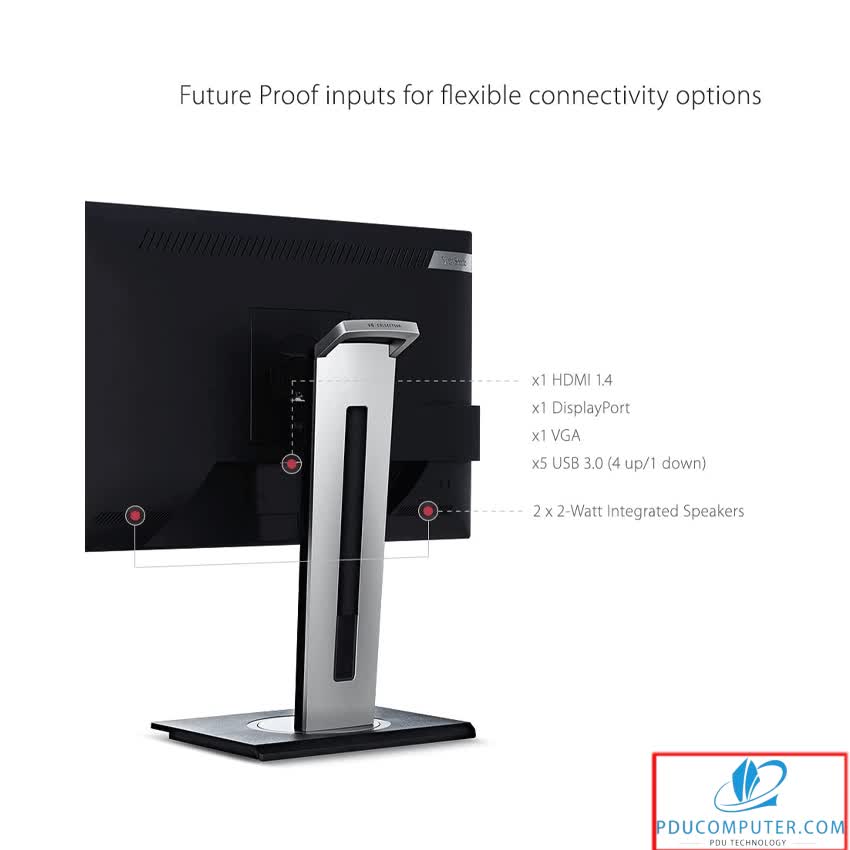 Màn Hình Viewsonic VG2455 (23.8/FHD/LED/IPS/250cd/m²/DP+HDMI/60Hz/5ms)