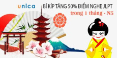 Bí kíp tăng 50% điểm nghe JLPT trong 1 tháng - N5
