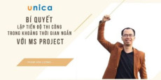 Bí quyết lập tiến độ thi công trong khoảng thời gian ngắn với MS PROJECT