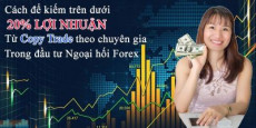Cách kiếm trên dưới 20% lợi nhuận từ Copy trade chuyên gia trong đầu tư giao dịch Ngoại hối Forex