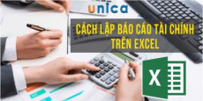 Cách lập báo cáo tài chính trên Excel