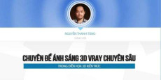 Chuyên đề ánh sáng 3d Vray chuyên sâu trong diễn họa 3d kiến trúc