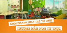 Kinh doanh nhà trẻ tư thục - Trường mầm non tư thục