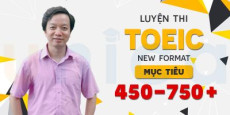 Luyện thi TOEIC new format mục tiêu 450-750+