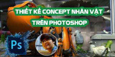 Thiết kế Concept nhân vật trên Photoshop