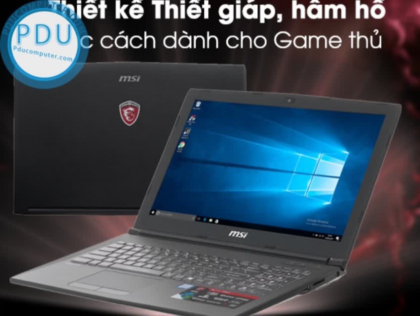 giới thiệu tổng quan Laptop Cũ MSI GL62M 7RDX Core i5-7300HQ, RAM 8GB, HDD 1TB, NVIDIA GeForce GTX 1050, 15.6 inch Full HD