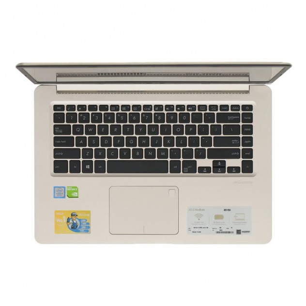 Nội quan Laptop Asus A510UN-EJ463T (i5 8250U/4GB RAM/1TB HDD/15.6 inch FHD/MX150 2GB/Win 10/Vàng)