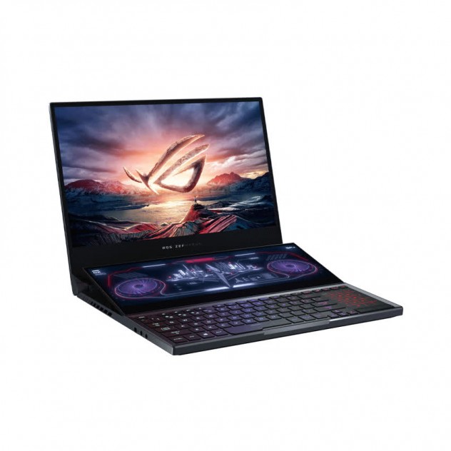Laptop Asus Gaming ROG Zephyrus Duo GX550LXS-HC055R (i9 10980HK/32GB RAM/1TB HDD+1TB SSD/15.6 UHD/RTX2080 Super MaxQ 8GB/Win10/Balo/Chuột/Xám)