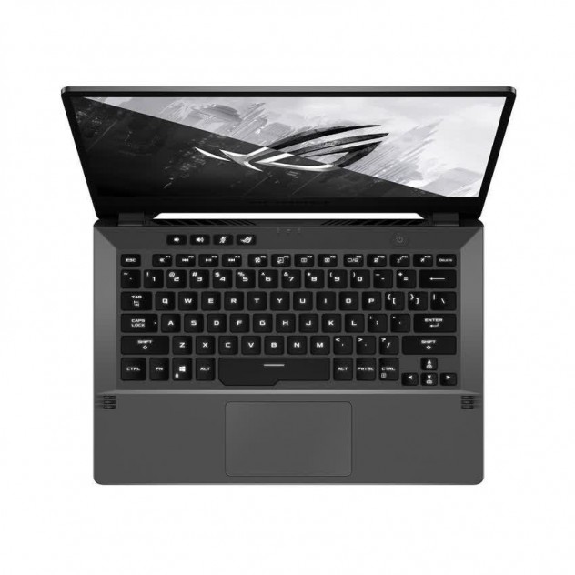 ngoài hình Laptop Asus Gaming ROG Zephyrus GA401IV-HA181T (R9 4900HS/16GB RAM/1TB SSD/14 FHD/GTX 2060 Max-Q 6GB/Win10/Túi/Xám)
