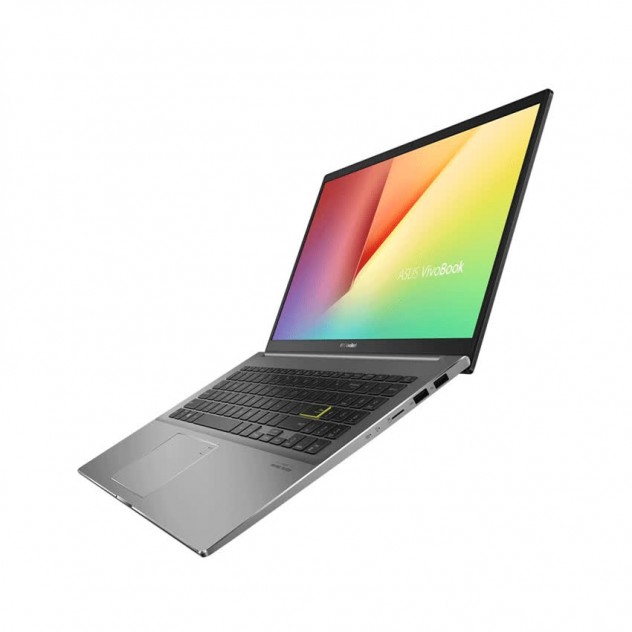 ngoài hình Laptop Asus VivoBook S533EQ-BQ011T (i5 1135G7/8GB RAM/512GB SSD/15.6 FHD/MX350 2GB/Win10/Đen)