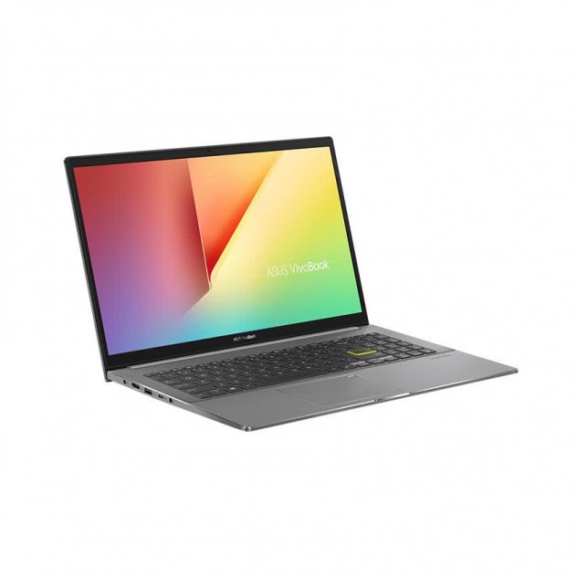 ngoài hình Laptop Asus VivoBook S533JQ-BQ085T (i5 1035G1/8GB RAM/512GB SSD/15.6 FHD/MX350 2GB/Win10/Đen)