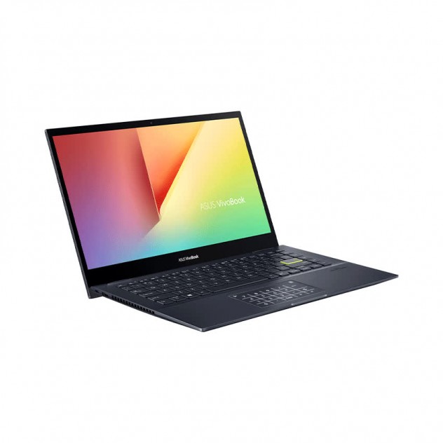 ngoài hình Laptop Asus VivoBook TM420IA-EC031T (R5 4500U/8GB RAM/512GB SSD/14 FHD Touch/Win10/Xoay/Đen)